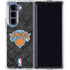NBA New York Knicks Dark Rust Galaxy Z Fold5 5G Clear Case