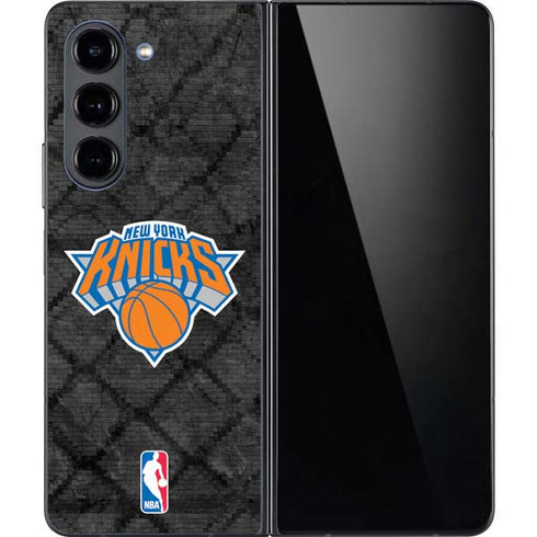 NBA New York Knicks Dark Rust Galaxy Z Fold5 5G Skin