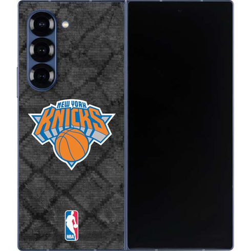 NBA New York Knicks Dark Rust Galaxy Z Fold6 Skin