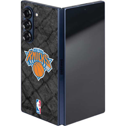 NBA New York Knicks Dark Rust Galaxy Z Fold6 Skin