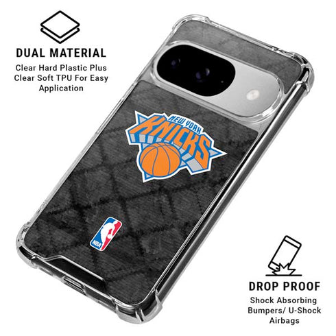 NBA New York Knicks Dark Rust Google Pixel 10 Clear Case