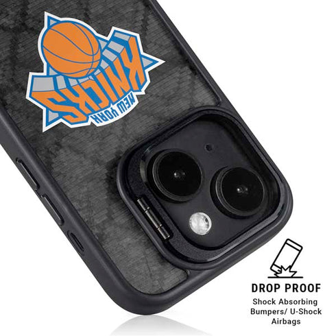 NBA New York Knicks Dark Rust iPhone 14 Plus Kickstand Case