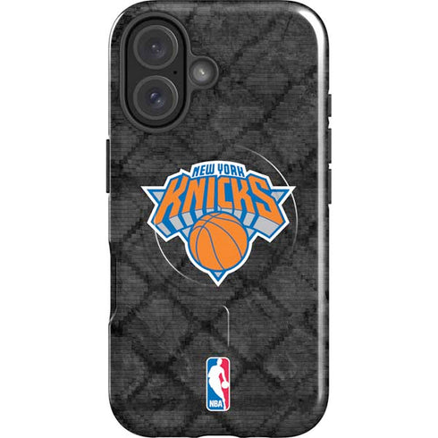 NBA New York Knicks Dark Rust iPhone 16 Magsafe Impact Case