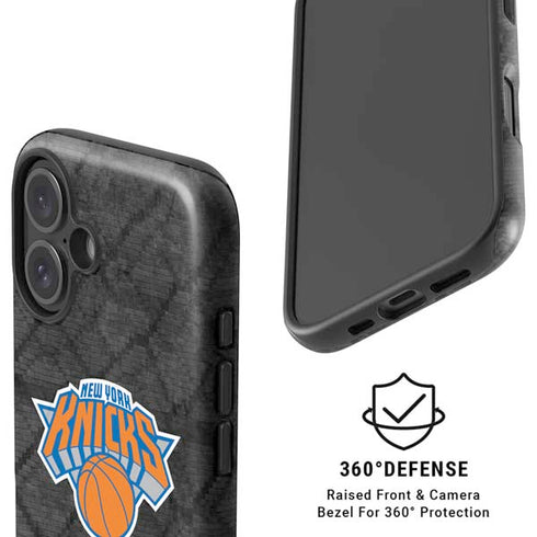 NBA New York Knicks Dark Rust iPhone 16 Magsafe Impact Case