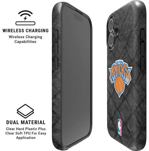 NBA New York Knicks Dark Rust iPhone 16 Magsafe Impact Case