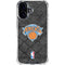 NBA New York Knicks Dark Rust iPhone 16 Plus Clear Case