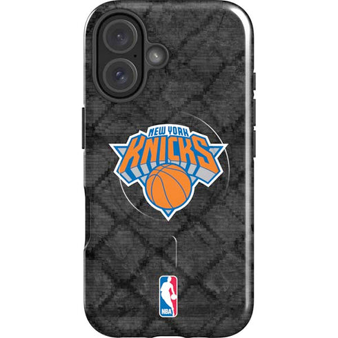 NBA New York Knicks Dark Rust iPhone 16 Plus Magsafe Impact Case
