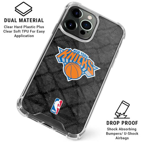 NBA New York Knicks Dark Rust iPhone 16 Pro Clear Case