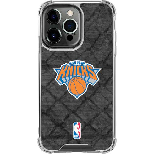 NBA New York Knicks Dark Rust iPhone 16 Pro Max Clear Case