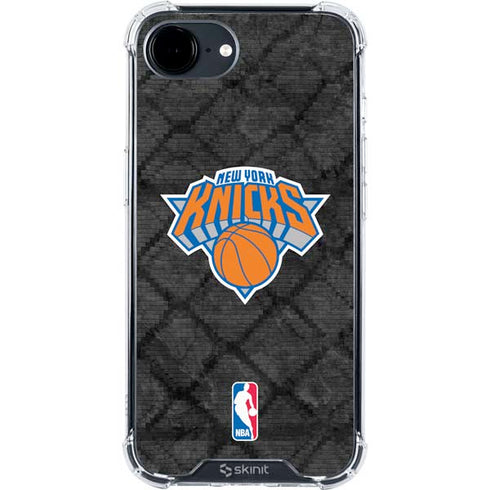 NBA New York Knicks Dark Rust iPhone 16e Clear Case