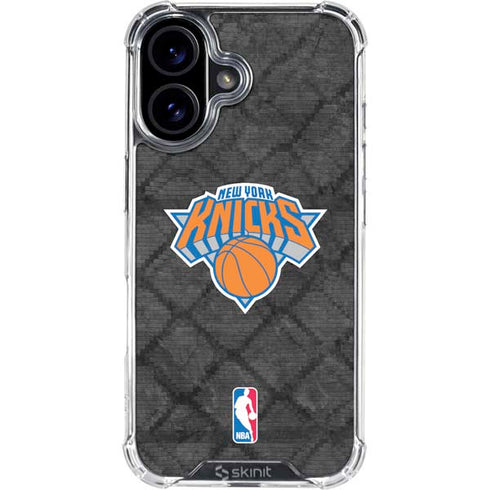NBA New York Knicks Dark Rust iPhone 17 Clear Case