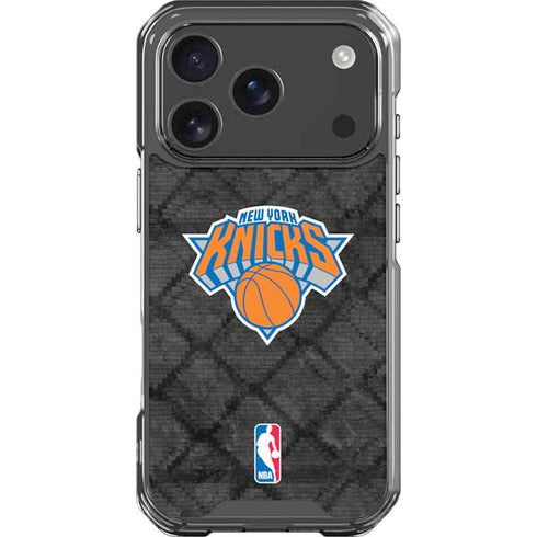 NBA New York Knicks Dark Rust iPhone 18 Pro Clear Case