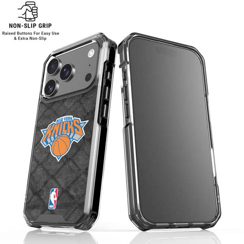 NBA New York Knicks Dark Rust iPhone 18 Pro Clear Case
