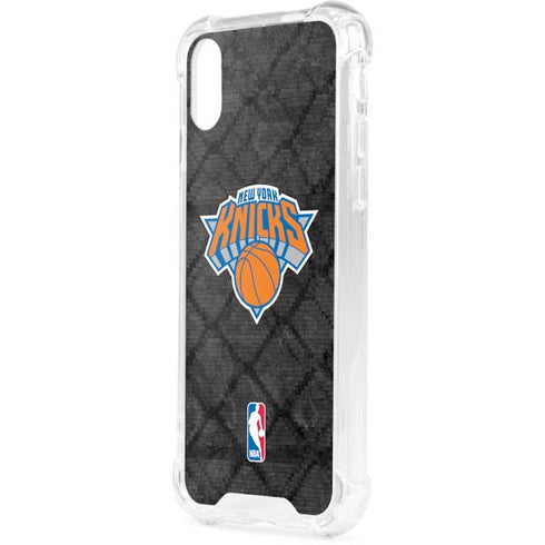 NBA New York Knicks Dark Rust iPhone XS Clear Case