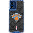 NBA New York Knicks Dark Rust Moto G Play 4G (2024) Clear Case