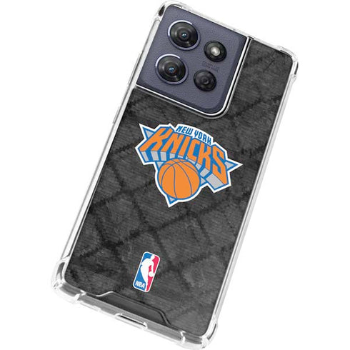 NBA New York Knicks Dark Rust Moto G Play 5G (2025) Clear Case