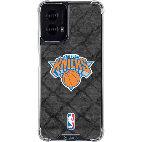 NBA New York Knicks Dark Rust Moto G Power 5G (2024) Clear Case