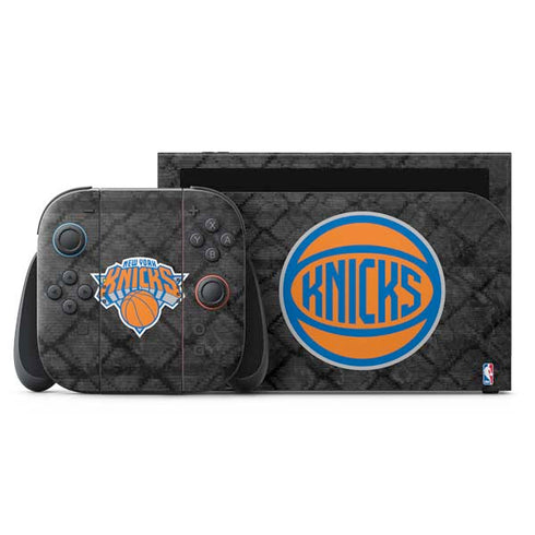 NBA New York Knicks Dark Rust Nintendo Switch 2 (2025) with Joy-Con Skin