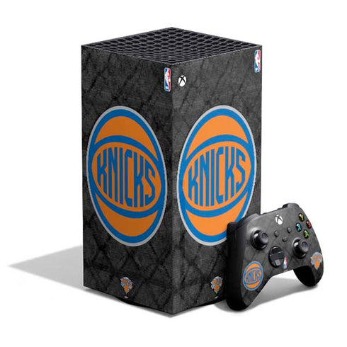 NBA New York Knicks Dark Rust XBox Series X Digital Edition Bundle Skin