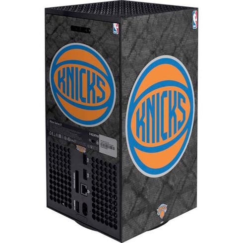 NBA New York Knicks Dark Rust XBox Series X Digital Edition Bundle Skin