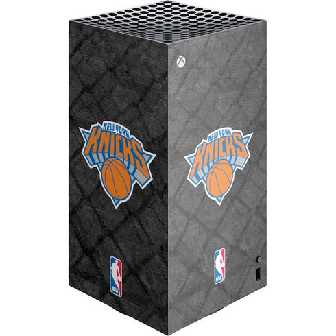 NBA New York Knicks Dark Rust XBox Series X Digital Edition Console Skin