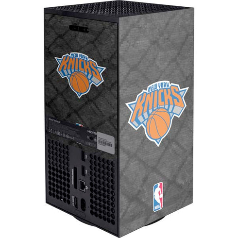 NBA New York Knicks Dark Rust XBox Series X Digital Edition Console Skin