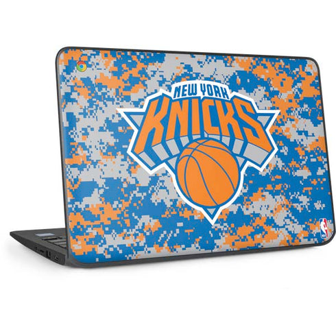 NBA New York Knicks Digi Camo HP Chromebook Skin