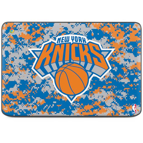 NBA New York Knicks Digi Camo HP Chromebook Skin