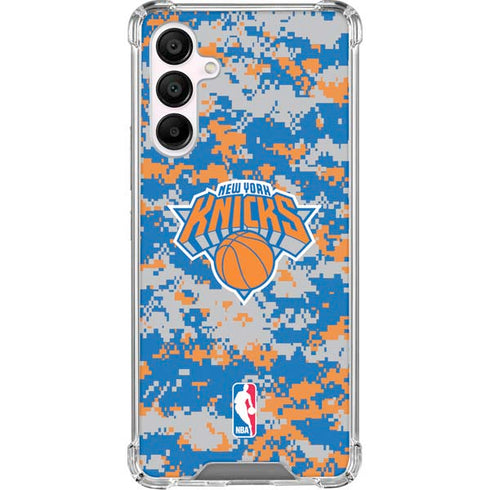 NBA New York Knicks Digi Camo Galaxy A16 5G Clear Case