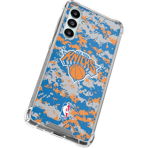 NBA New York Knicks Digi Camo Galaxy A16 5G Clear Case