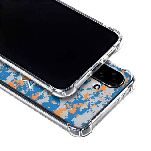 NBA New York Knicks Digi Camo Galaxy A36 5G Clear Case