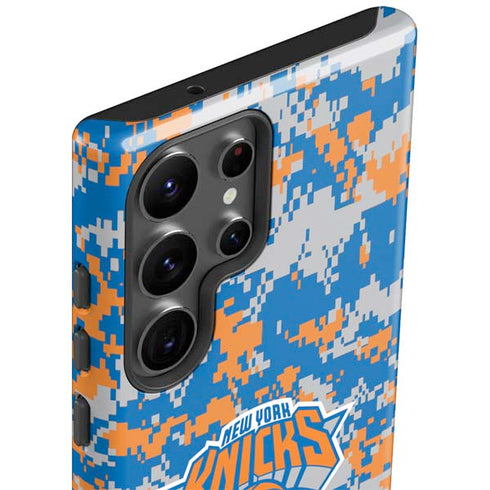 NBA New York Knicks Digi Camo Galaxy S23 Ultra Pro Case