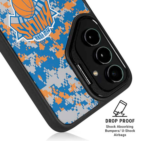 NBA New York Knicks Digi Camo Galaxy S25 Kickstand Case