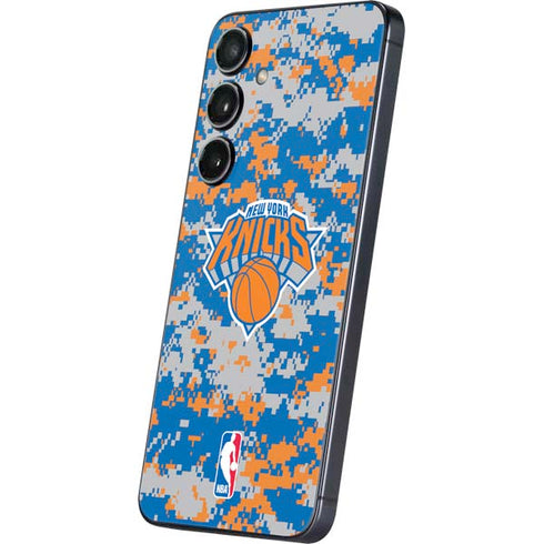 NBA New York Knicks Digi Camo Galaxy S24 Plus Skin