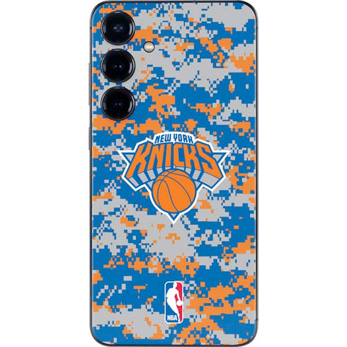 NBA New York Knicks Digi Camo Galaxy S24 Skin
