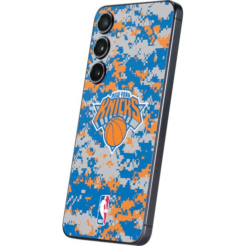NBA New York Knicks Digi Camo Galaxy S25 Skin