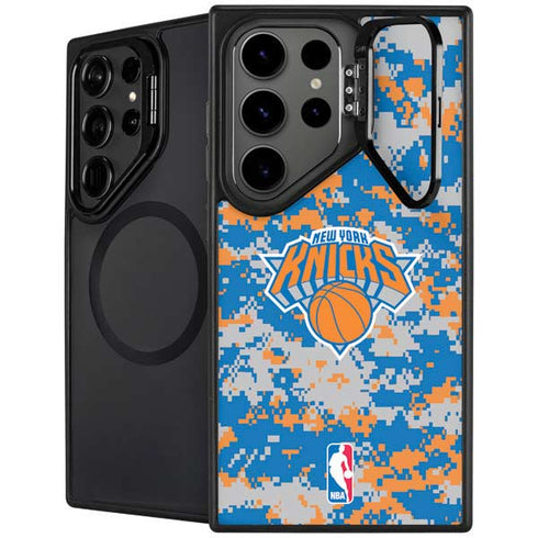 NBA New York Knicks Digi Camo Galaxy S25 Ultra Kickstand Case