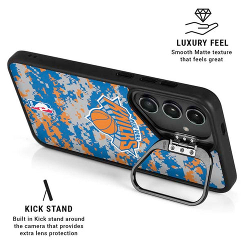 NBA New York Knicks Digi Camo Galaxy S26 Plus Kickstand Case