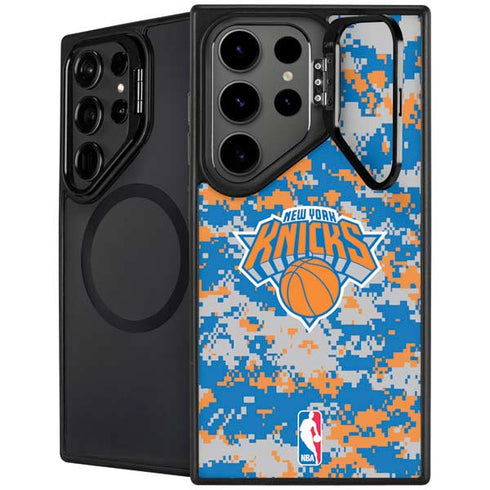 NBA New York Knicks Digi Camo Galaxy S26 Ultra Kickstand Case