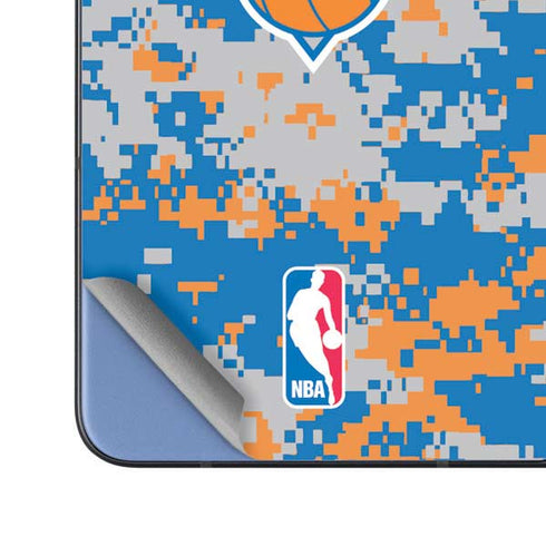 NBA New York Knicks Digi Camo Galaxy Z Fold5 5G Skin