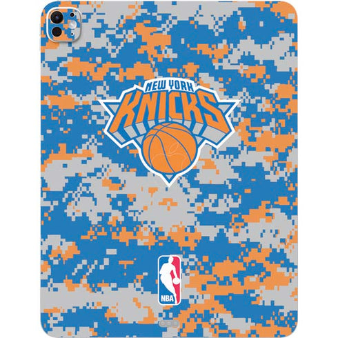 NBA New York Knicks Digi Camo iPad Pro 13in M4 (2024) Skin