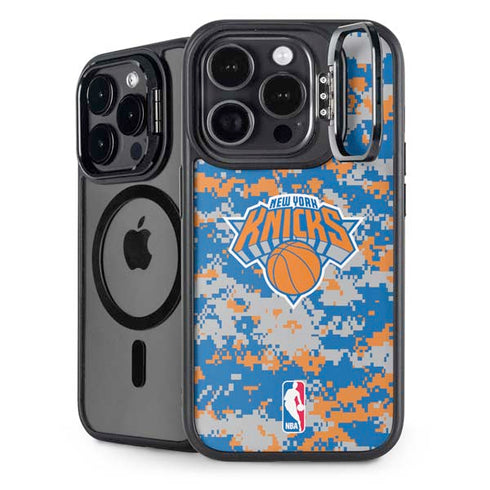 NBA New York Knicks Digi Camo iPhone 13 Pro Kickstand Case
