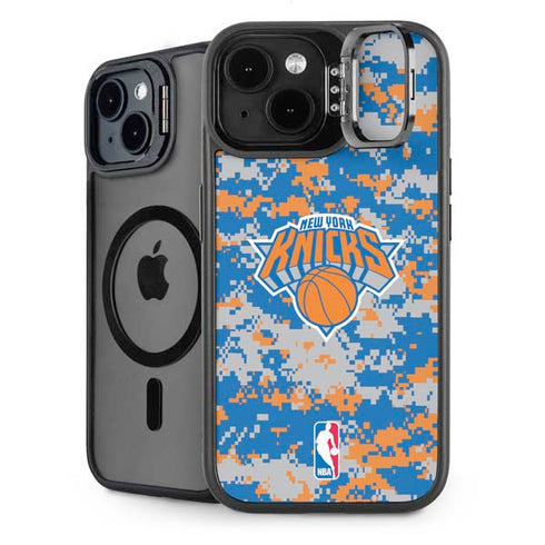 NBA New York Knicks Digi Camo iPhone 14 Kickstand Case