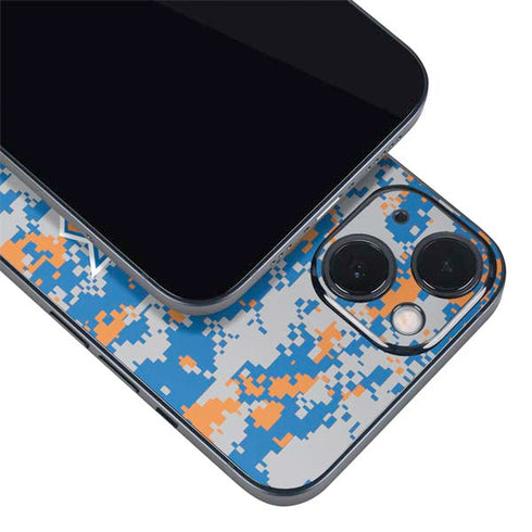 NBA New York Knicks Digi Camo iPhone 15 Skin