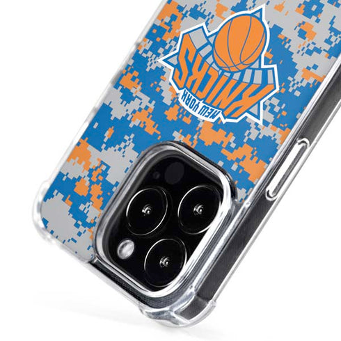 NBA New York Knicks Digi Camo iPhone 16 Pro MagSafe Case