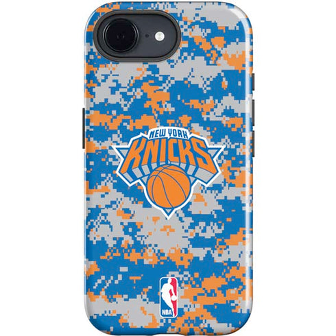 NBA New York Knicks Digi Camo iPhone 16e Impact Case