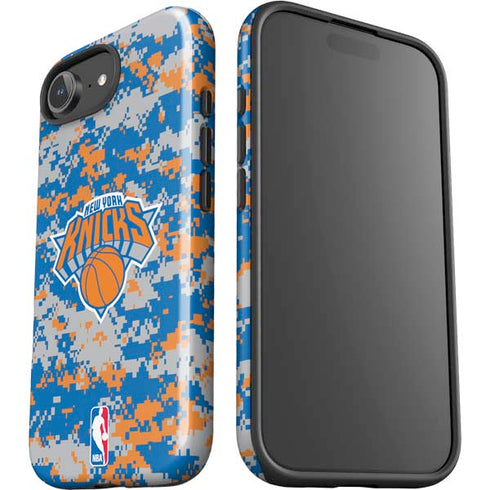NBA New York Knicks Digi Camo iPhone 16e Impact Case