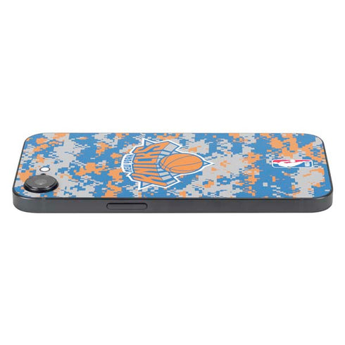 NBA New York Knicks Digi Camo iPhone 16e Skin