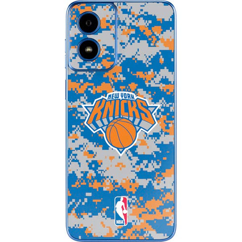NBA New York Knicks Digi Camo Moto G Play 4G (2024) Skin