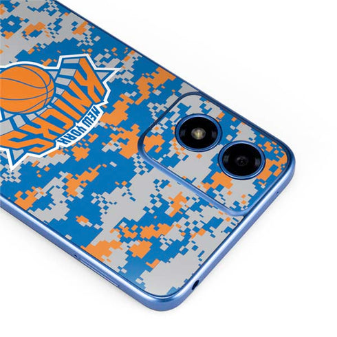 NBA New York Knicks Digi Camo Moto G Play 4G (2024) Skin